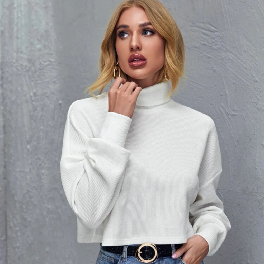 Shein white xs turtleneck